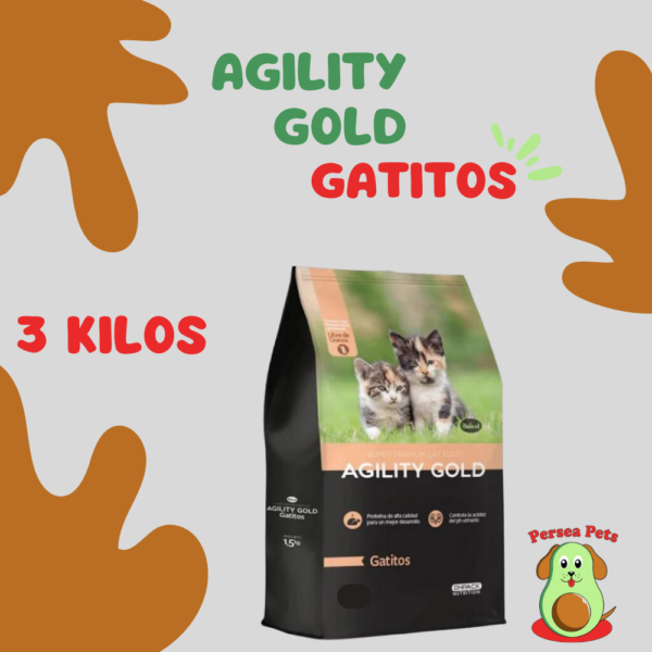 Agility Gold Gatitos 3 Kilos