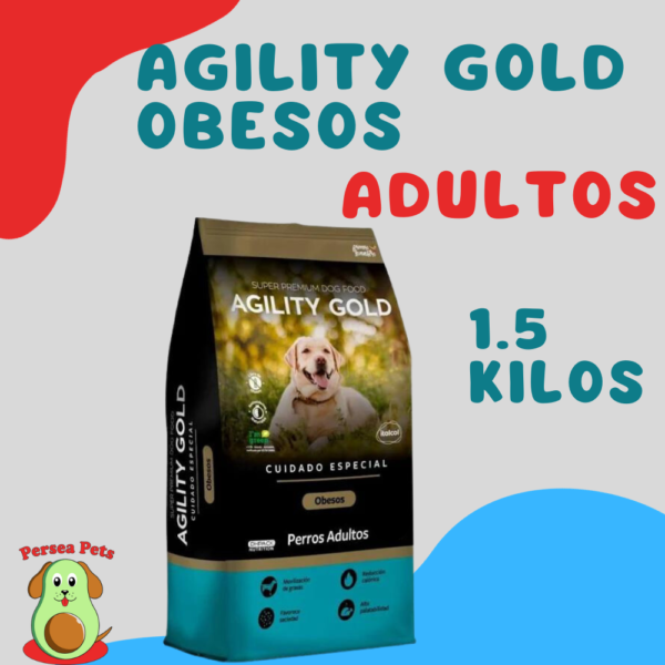 Agility Gold Obesos Perros 1.5 Kilos