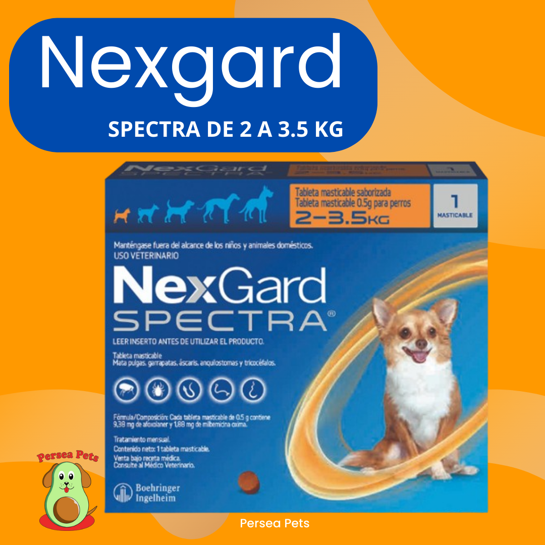 Nexgard Spectra De 2 A 3.5 Kilos
