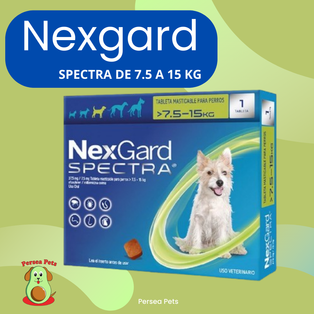 Nexgard Spectra De 7.5 A 15 Kilos